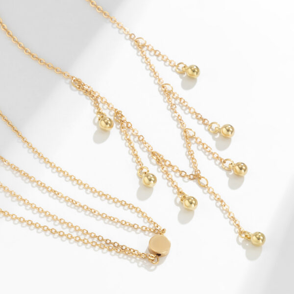 Jewelry Niche Cross Lob Tassel Suit Anklet Women - Image 5
