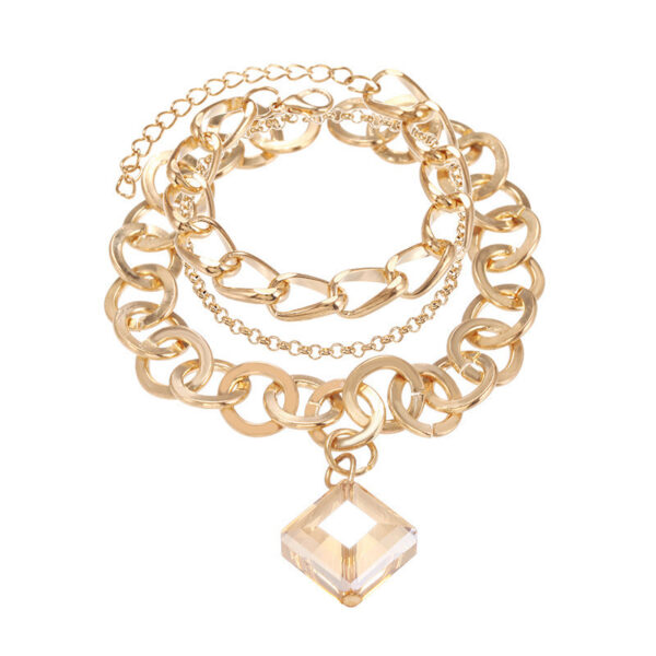 Diamond crystal pendant multi-layer chain - Image 2