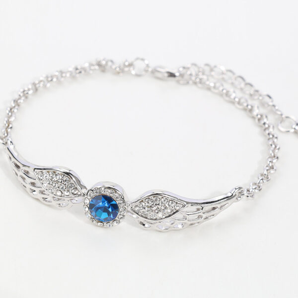 Austrian Crystal Bracelet Angel Wings Diamond Jewelry - Image 4