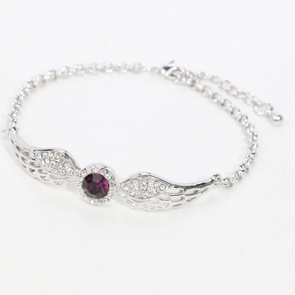 Austrian Crystal Bracelet Angel Wings Diamond Jewelry - Image 3