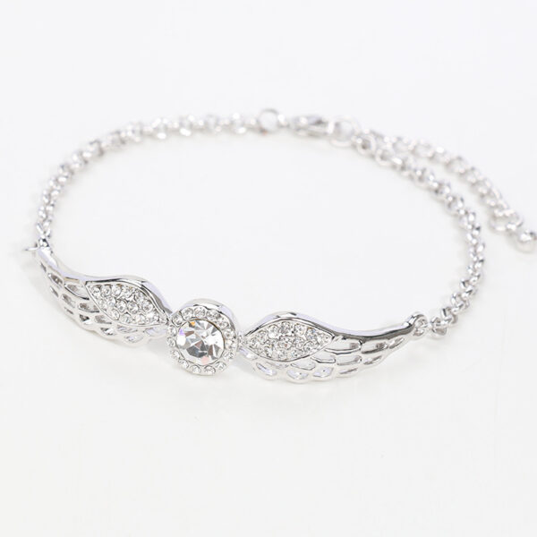 Austrian Crystal Bracelet Angel Wings Diamond Jewelry - Image 2