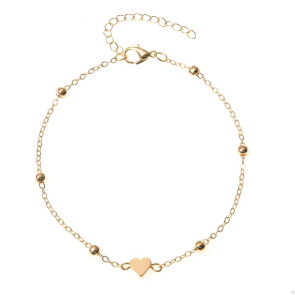 Trendy Jewelry Crochet Anklet Beach Round Bead - Image 2