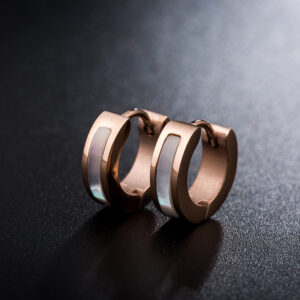 Black Eound Earrings