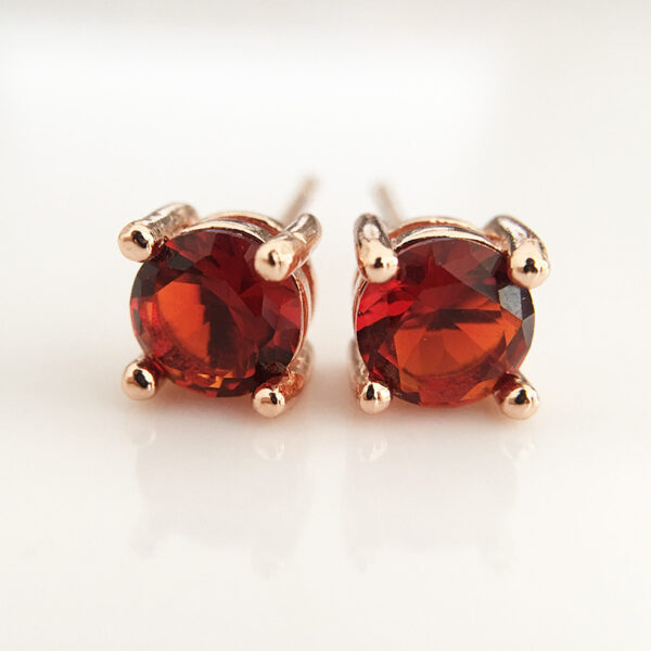 Pigeon Blood Ruby Jewelry Set Four Piece Set - Image 5