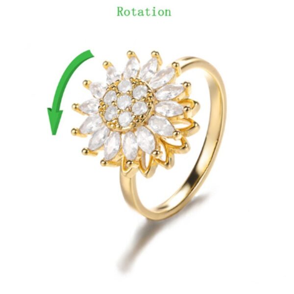 Women's Fashion Can Be Rotatable Ring - Image 2