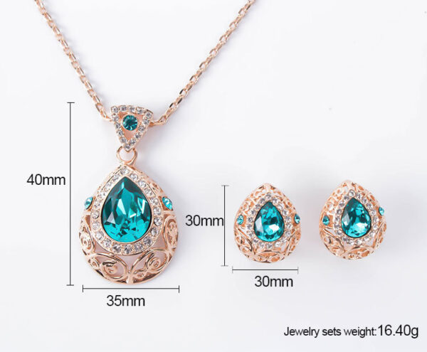Hollow pattern jewelry set - Image 5
