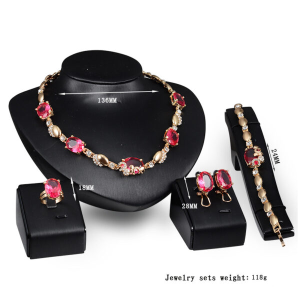 Four-piece Exaggerated Jewelry Set - Image 5