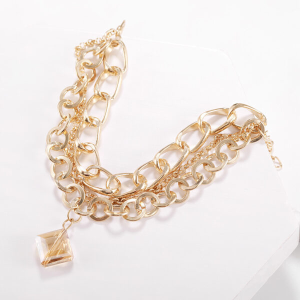 Diamond crystal pendant multi-layer chain - Image 4