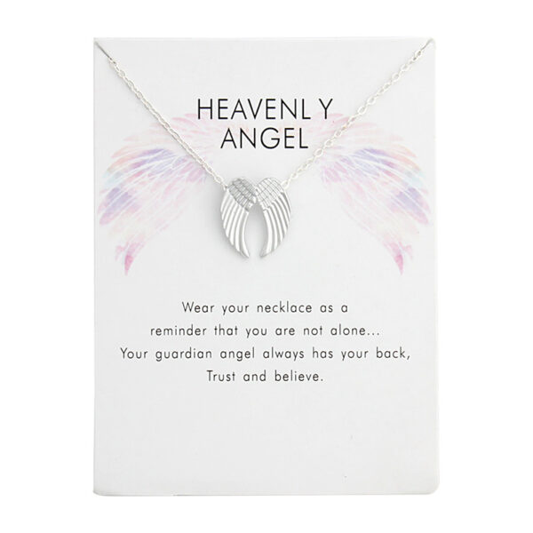 Heavenly Angel Wings Fashion Gold Silver Wing Pendant Clavicle Chain Necklaces For Women - Image 5