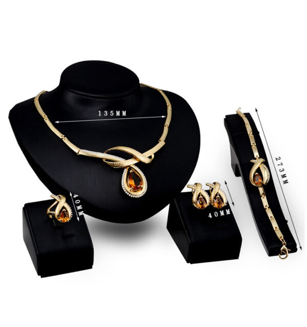 Creative Jewelry Set Gold-plated Necklace - Image 3