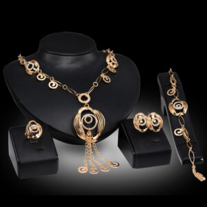 Ethnic Style Necklace Earrings Jewelry Set
