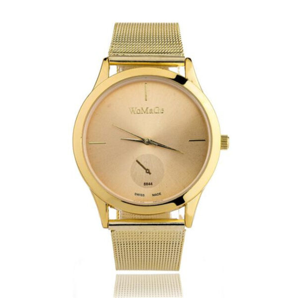 Fashion Alloy Belt Mesh Watch Unisex women's watches Minimalist Style Quartz Watch relogio feminino saat Watches for women - Image 8