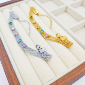 Gold-plated Korean Fashion Woven Bracelet