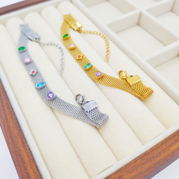 Gold-plated Korean Fashion Woven Bracelet