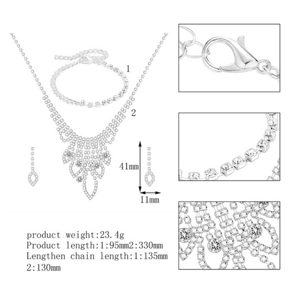 Fashionable Jewelry Set Simple Necklace - Image 4