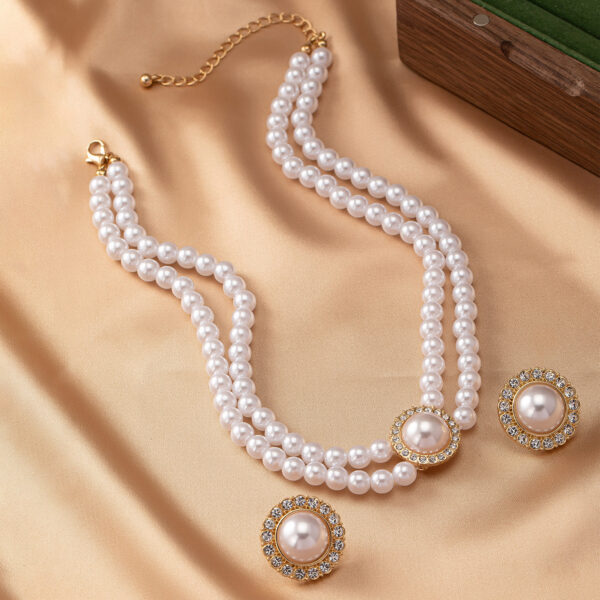 Retro Beach Vacation Style Stylish Elegant Necklace Earings Set - Image 5