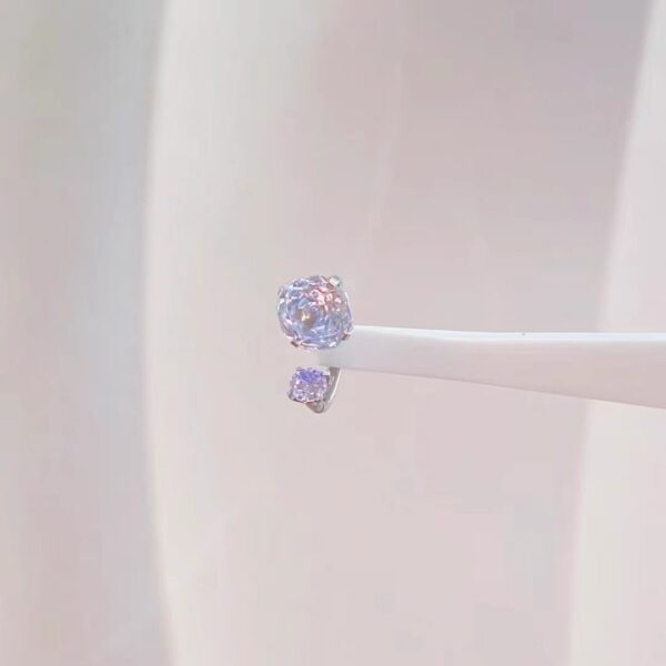 Ear Bone Stud Horseshoe Ring Earrings - Image 5