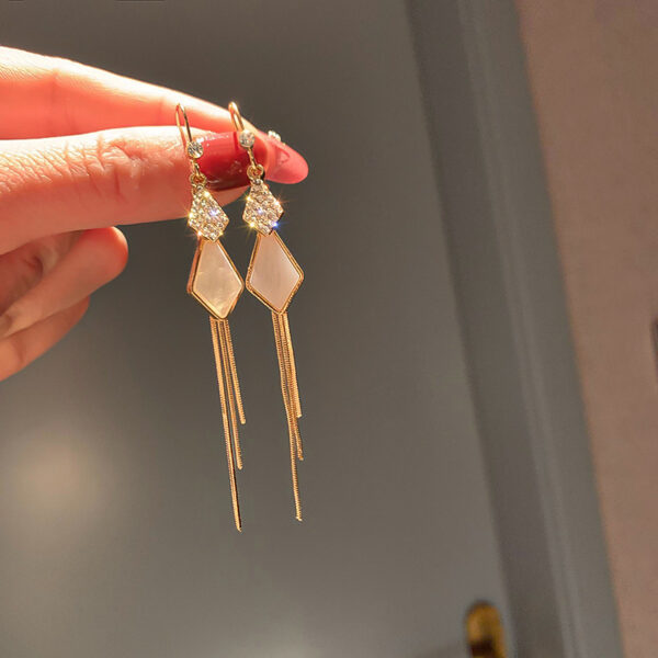 Butterfly Tassels Long Cool Wind Earrings - Image 6
