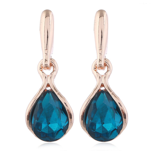 Water Drop Necklace Earring Jewelry Set - Image 2