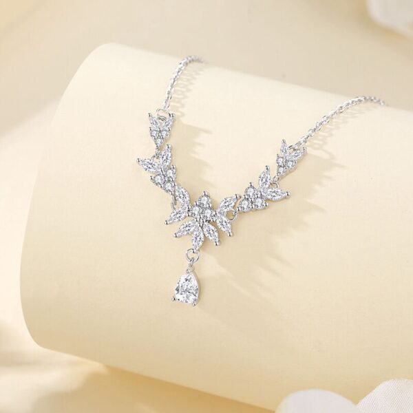 Autumn Summer New White Romantic Wheat Necklace - Image 2