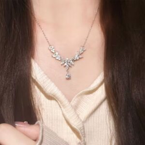 Autumn Summer New White Romantic Wheat Necklace