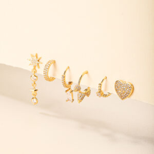 Simple Geometric Personality Metal Earrings