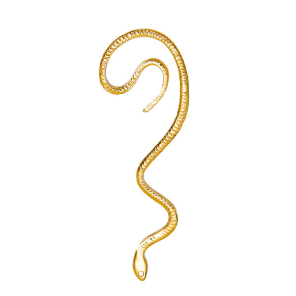 Non-hole Ear Clip Vintage Zircon Snake-shaped Earrings - Image 6