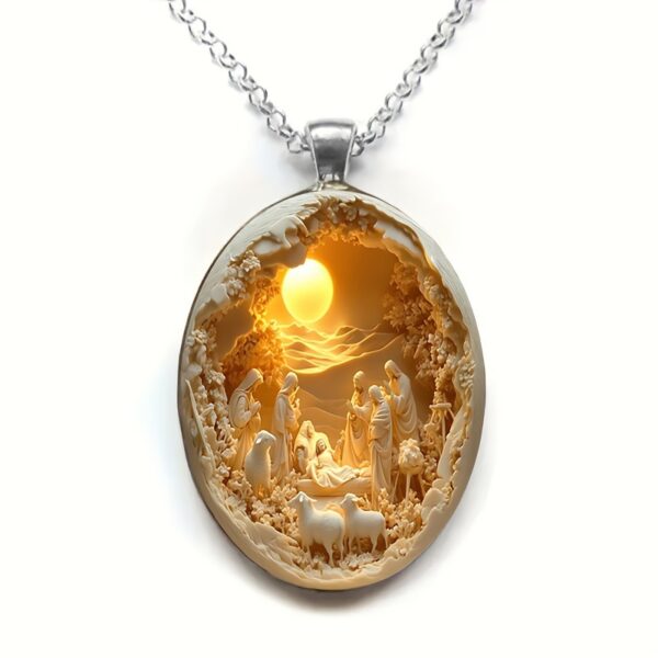 Elegant Glass Necklace For Christmas And Easter - Image 2