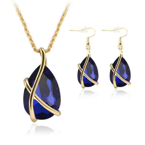 Jewelry Set Pendant Necklace Earring Nostalgia - Image 5