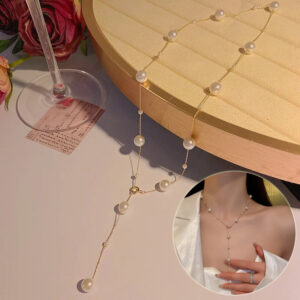 Trendy Pearl Necklace For Women Fashion Starry Pearl Choker Necklaces