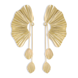 Scallop Leaf Earrings