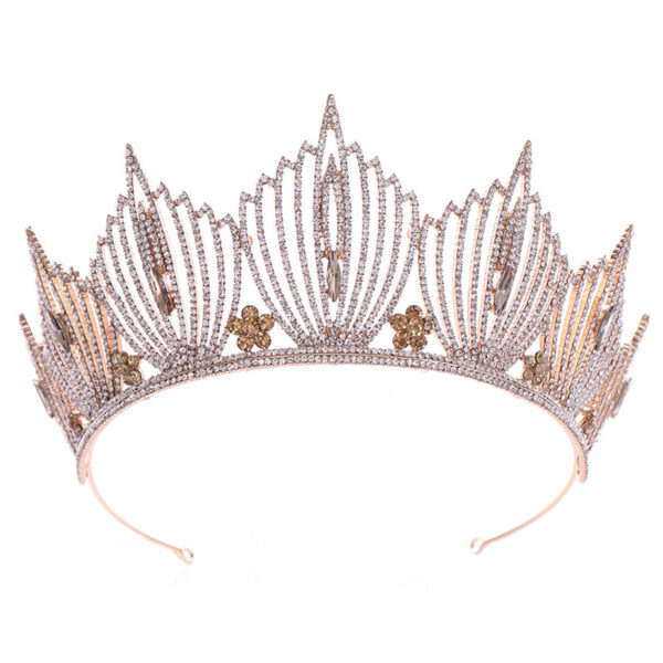 Bridal American Crystal Crown - Image 5