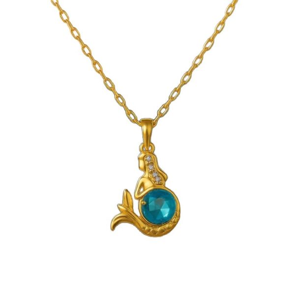 Women's Simple Temperamental Minority Design Ocean Pendant Necklace - Image 6