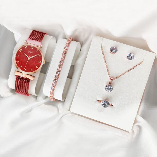 Leisure Gift Quartz Watch Five-piece Set Accessories Set - Image 7