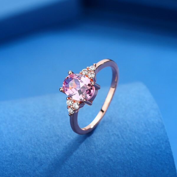 Crystal Copper Zircon Female Ring