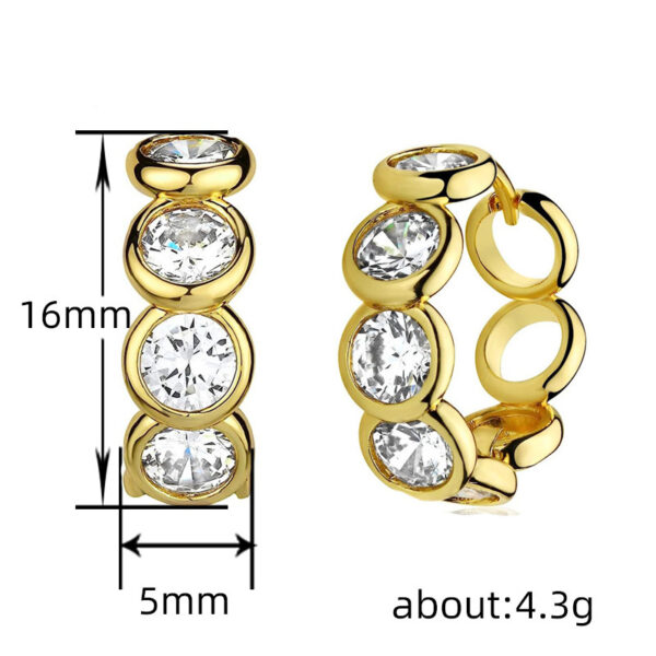Fashion Geometry Pattern Design Earrings - Image 4