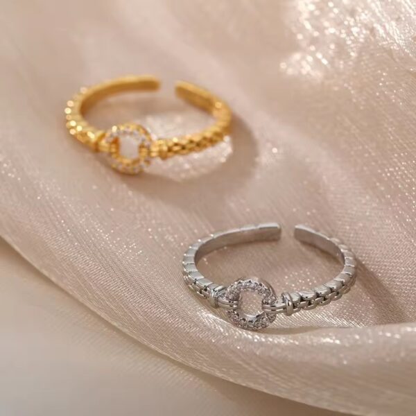 Simple Bracelet O-shaped Adjustable Ring - Image 5