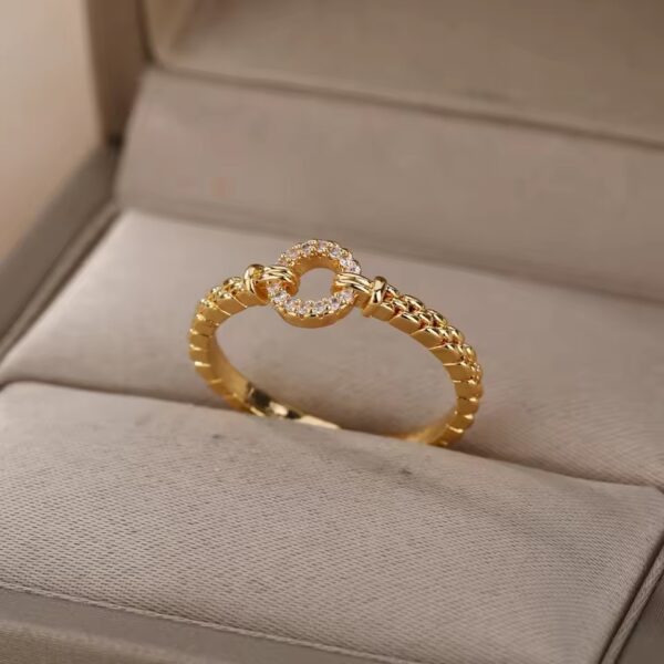Simple Bracelet O-shaped Adjustable Ring - Image 7