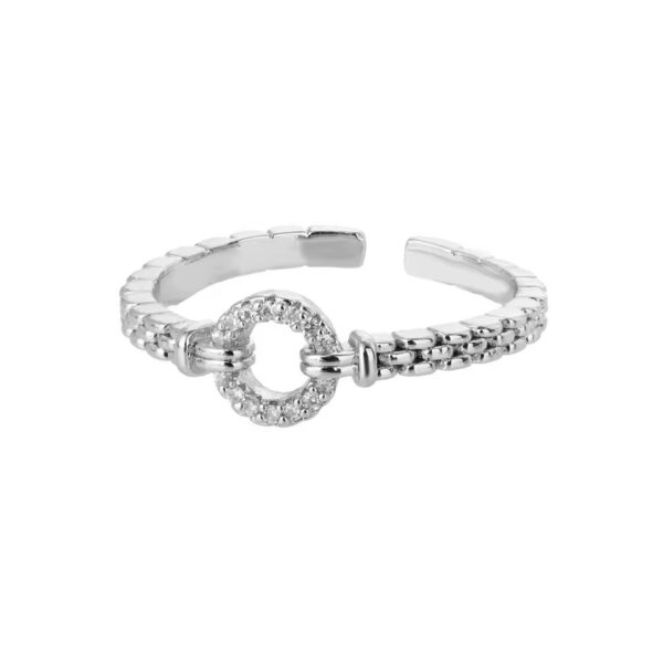 Simple Bracelet O-shaped Adjustable Ring - Image 4
