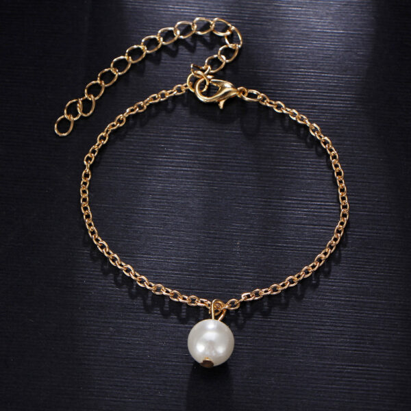 Simple Three-layer 3 Ankle Chain Metal Alloy Ornament Anklets Suit - Image 3