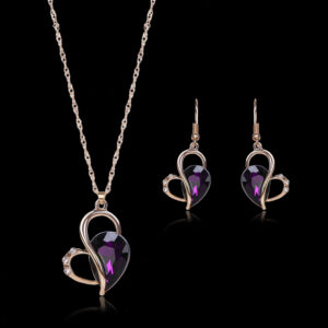 Two-piece Set Of Popular New Jewelry Necklace And Earrings