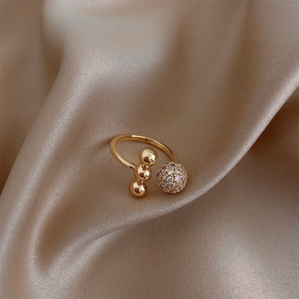 New Classic Zircon Circle Ring For Woman  Finger Accessories Fashion Korean Jewelry Wedding Party Unusual Rings - Image 2