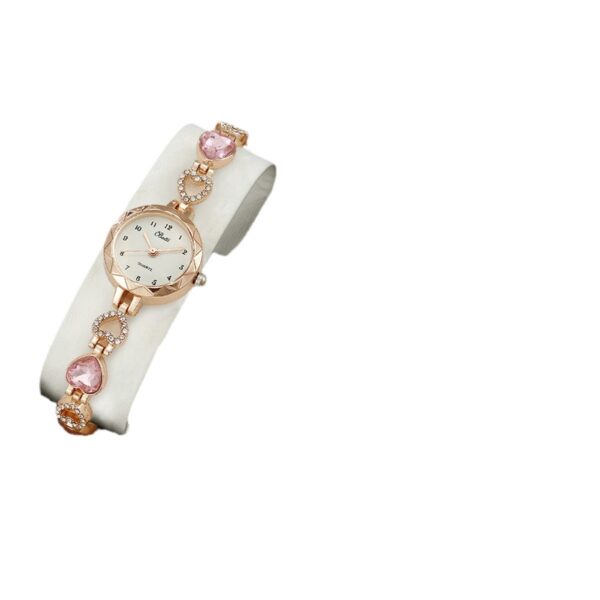 Women's Simple Disc Light Luxury Quartz Bracelet Jewelry Watch - Image 2