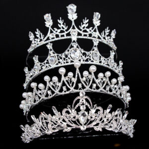 Glitter Pearl Rhinestone Headband Headdress
