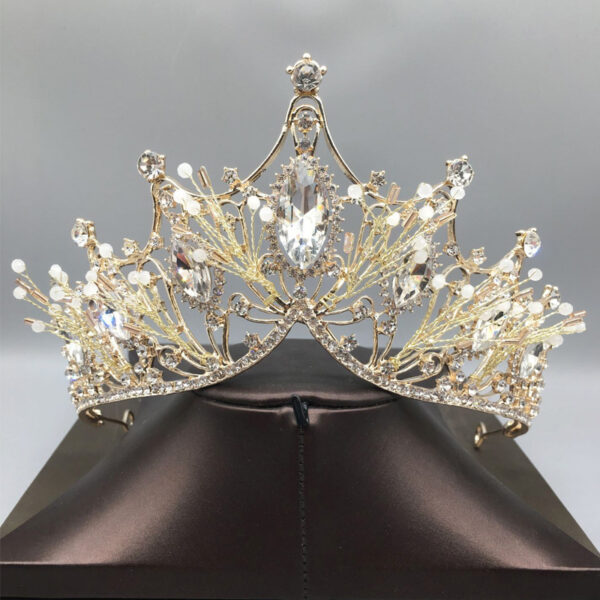 Wedding Crown Baroque Bride Princess - Image 3