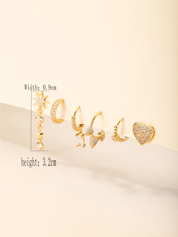 Simple Geometric Personality Metal Earrings - Image 2