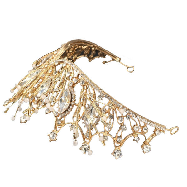 Wedding Crown Baroque Bride Princess - Image 2