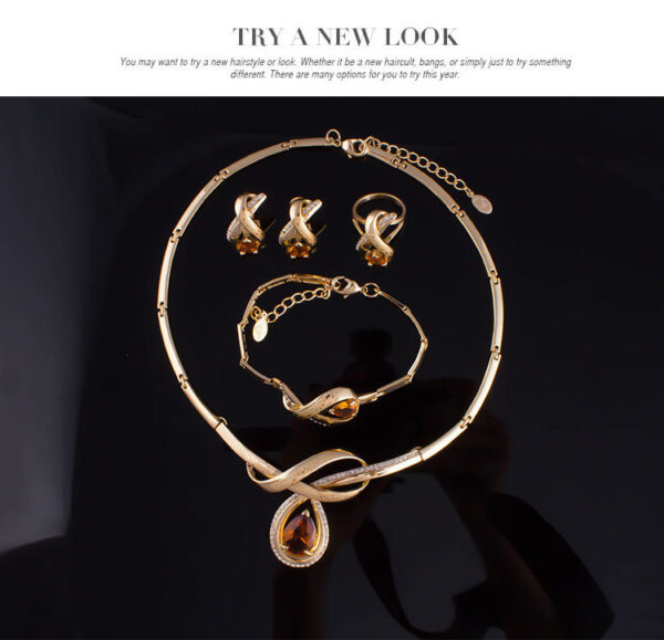 Creative Jewelry Set Gold-plated Necklace - Image 5
