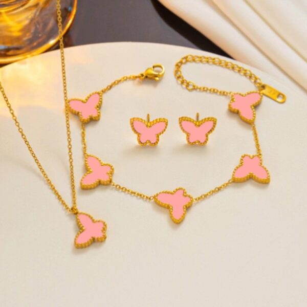 Butterfly Ornament Three-piece Set - Image 2