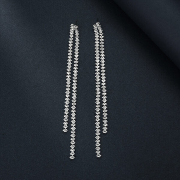 European And American Wedding Accessories Necklace Earrings Bracelet Jewelry - Image 3
